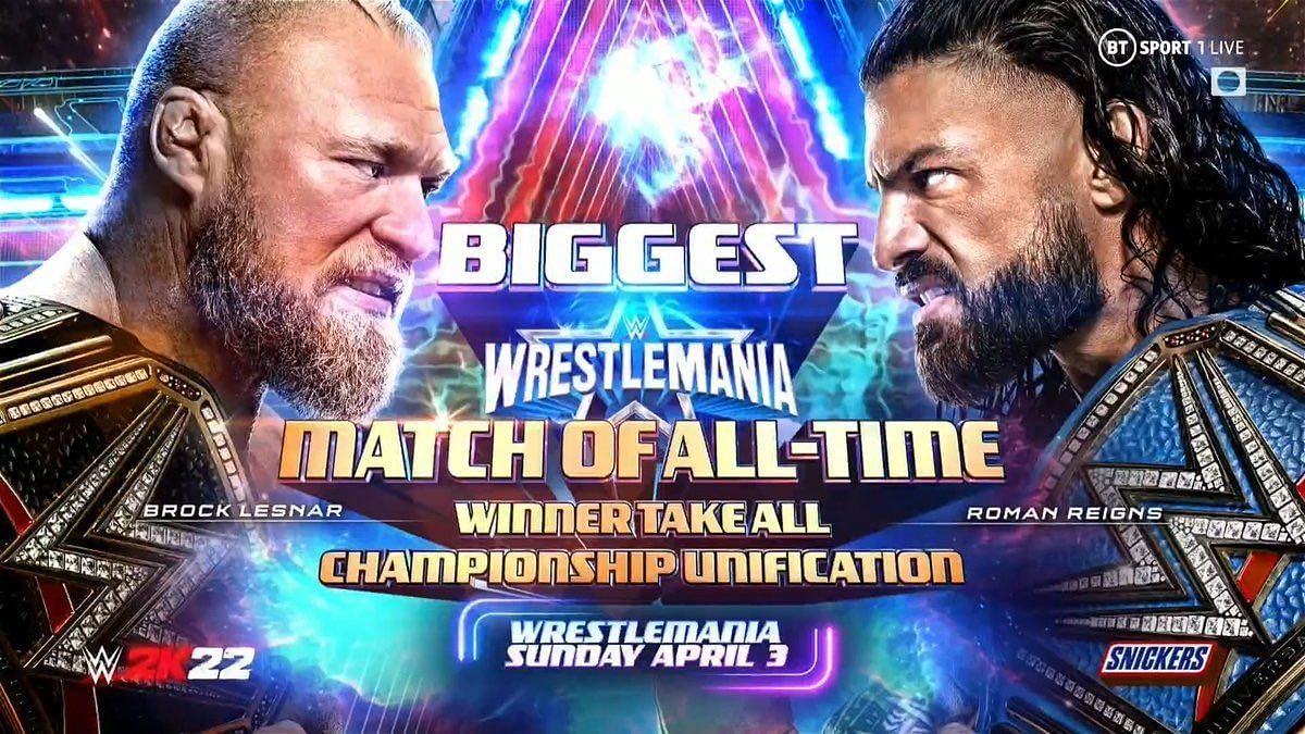 Brock Lesnar and Roman Reigns.