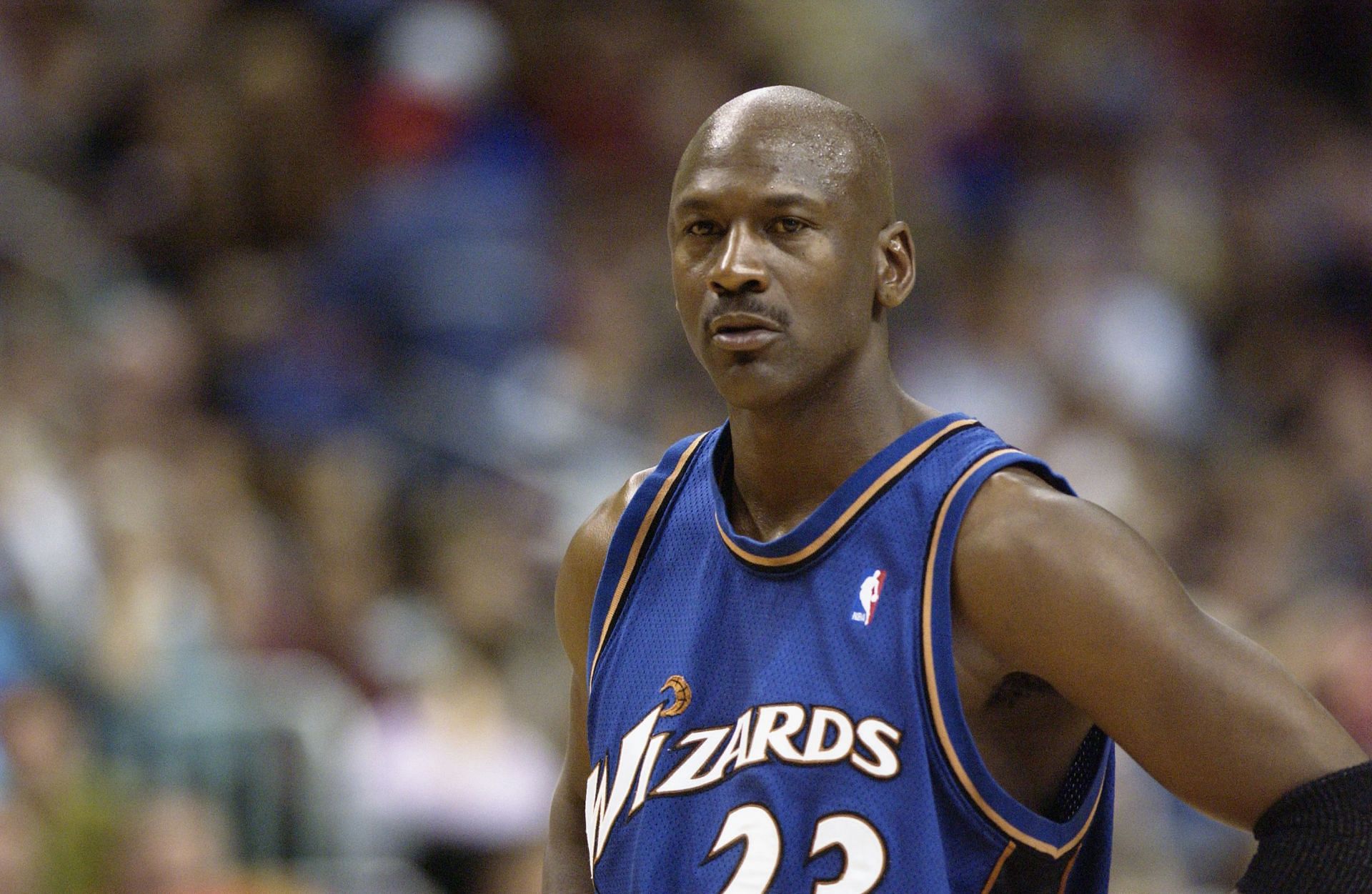 Michael Jordan during his stint with the Washington Wizards.