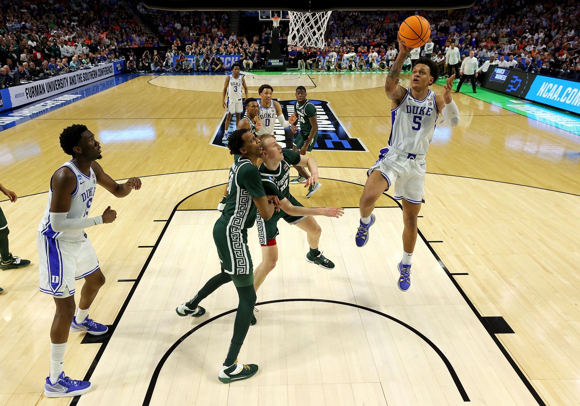 Duke&#039;s Paolo Banchero found was to score often against Michigan State.