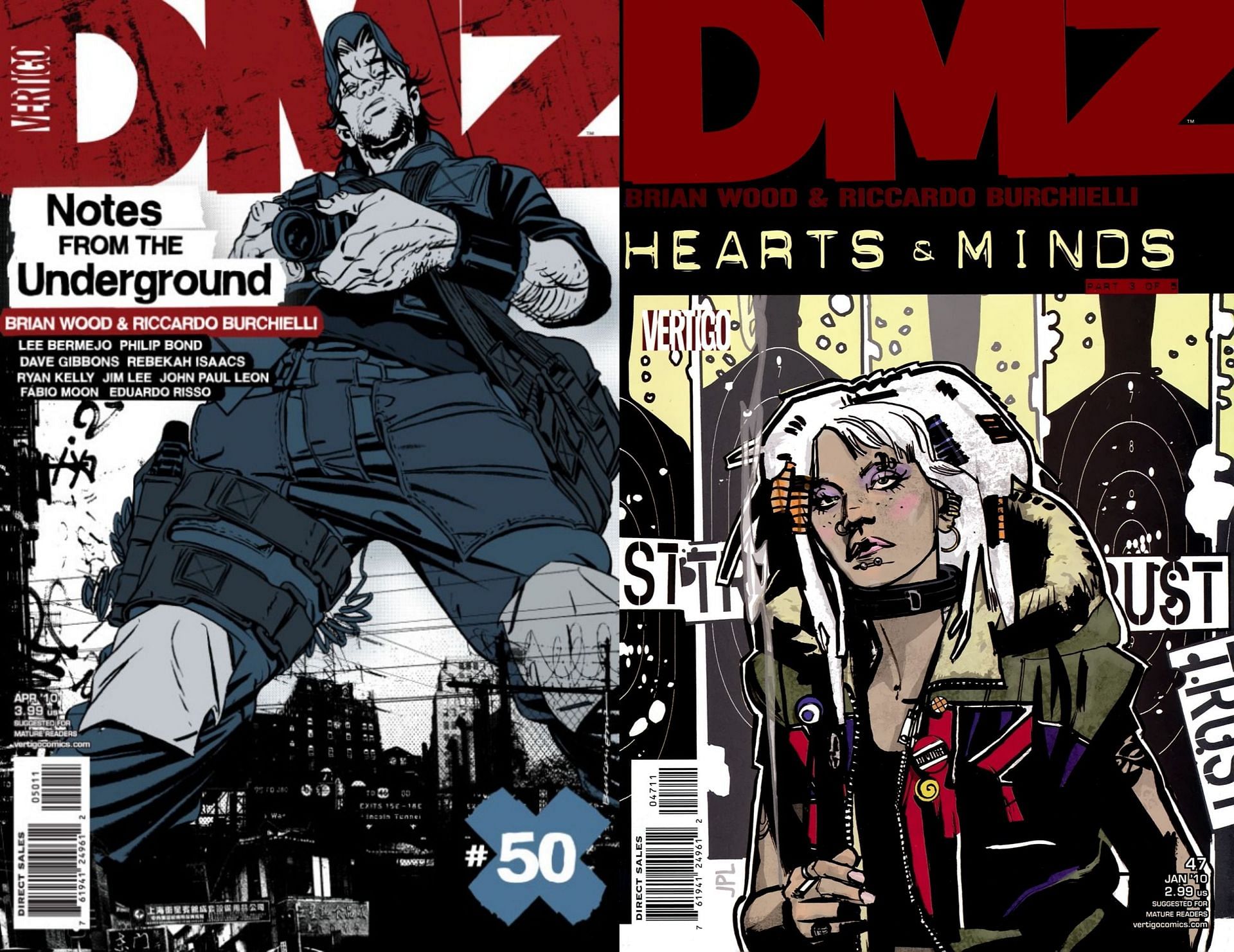 DMZ comics (Image via Vertigo/DC)