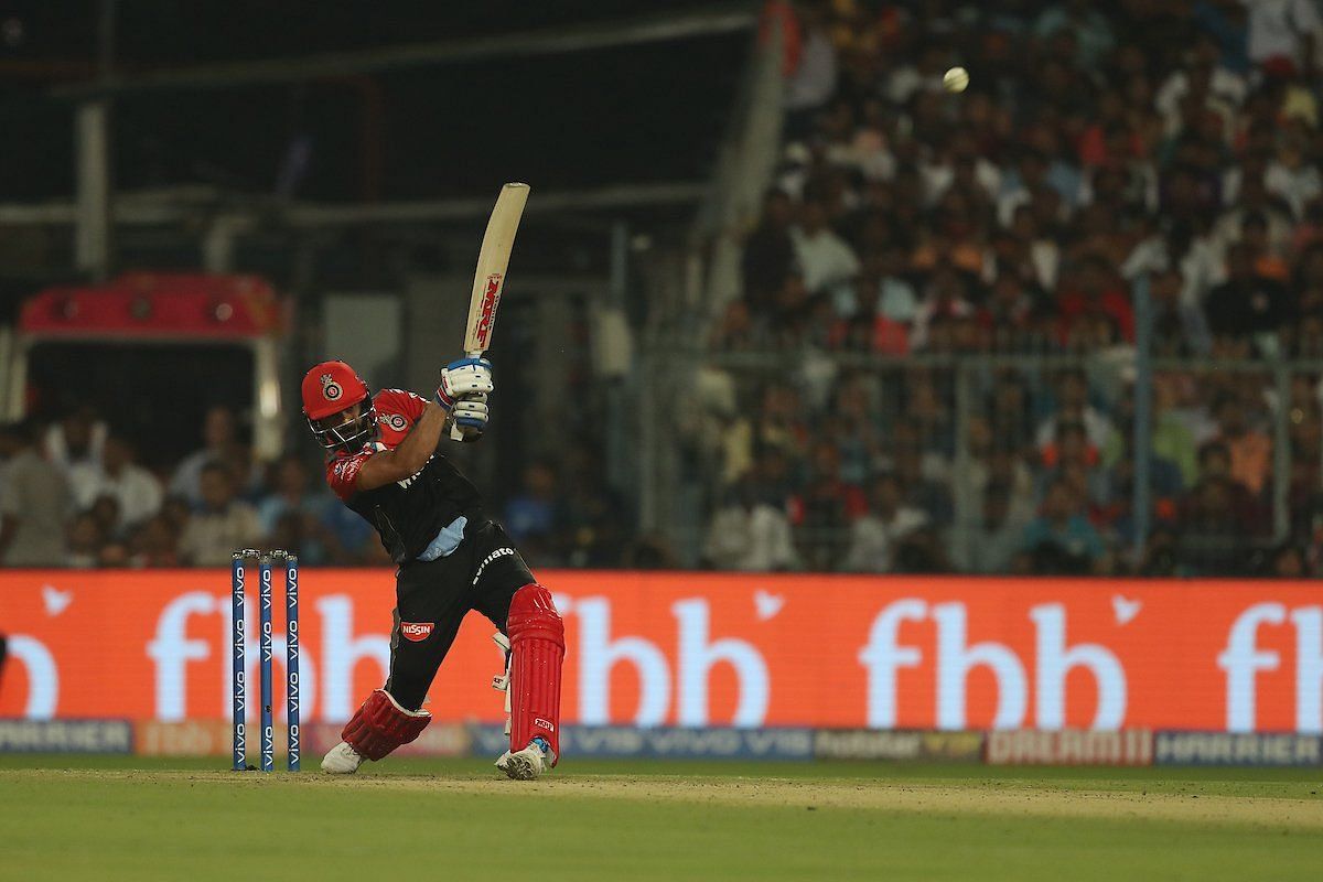 Virat Kohli in action during the match against Kolkata Knight Riders, IPL 2019
