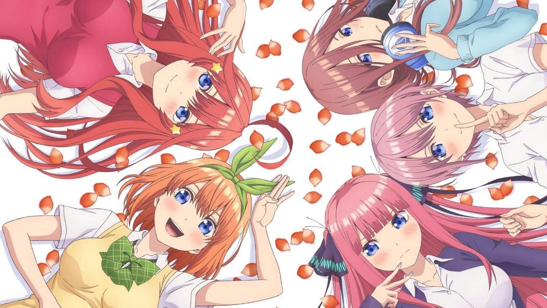 5 невест перевод. Пять невест / Gotoubun no Hanayome. Пять невест аниме 2 сезон. The quintessential Quintuplets. The quintessential Quintuplets аниме.