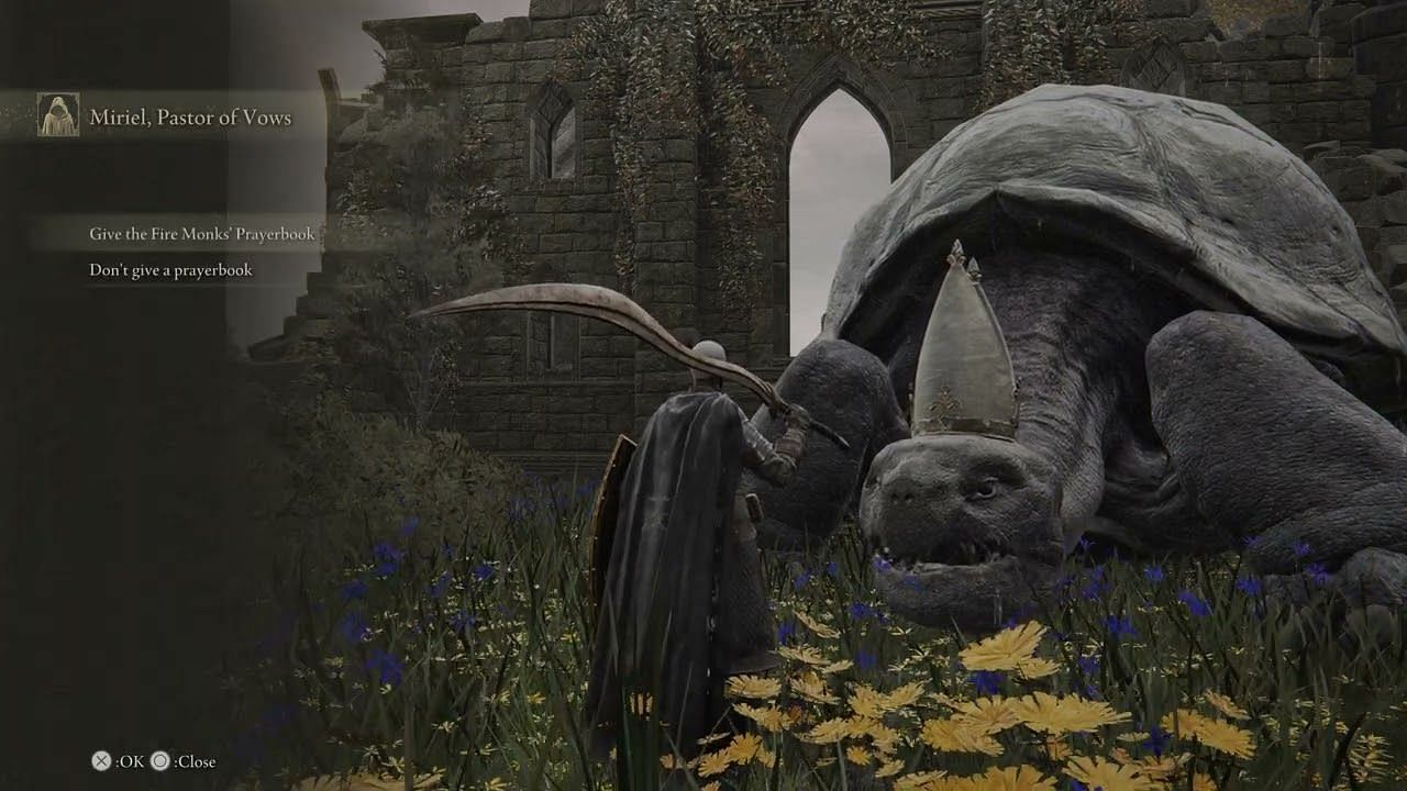 Miriel is hard to miss, as it resembles a massive tortoise (Image via FromSoftware Inc.)
