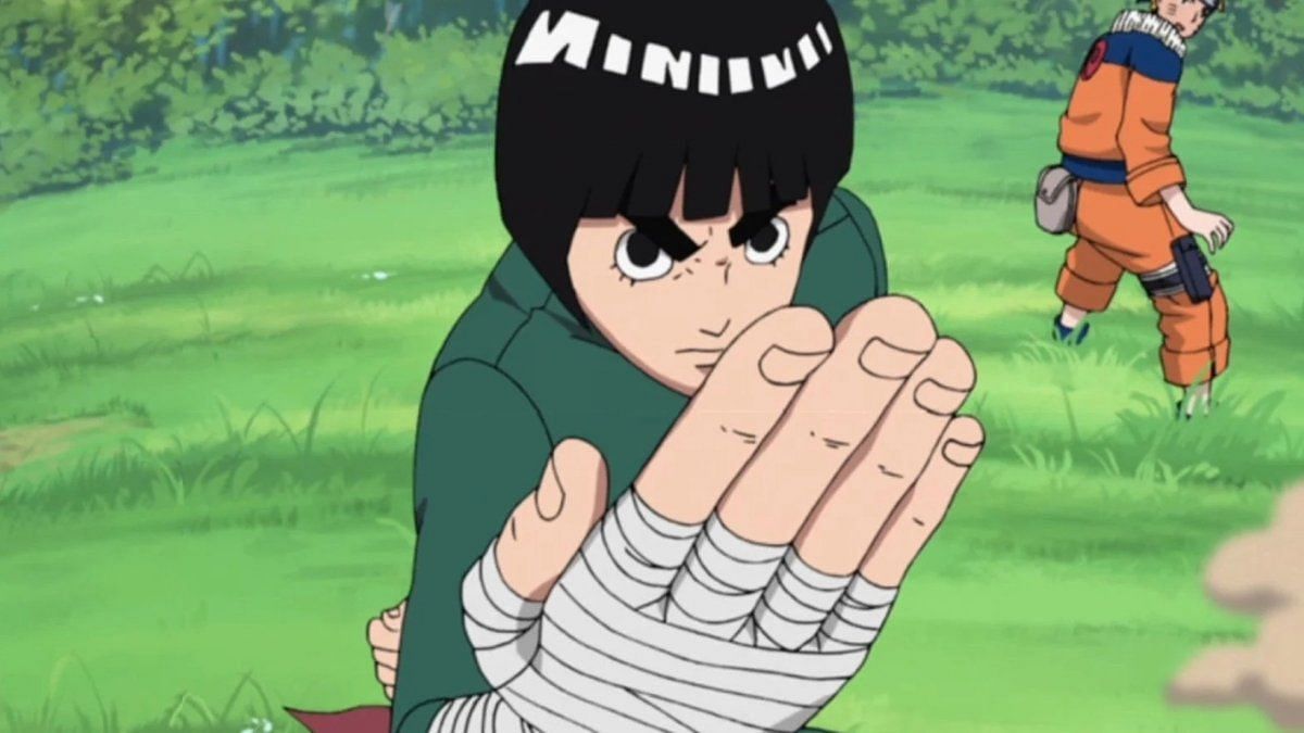 Rock Lee, as seen in the anime Naruto (Image via Studio Pierrot)