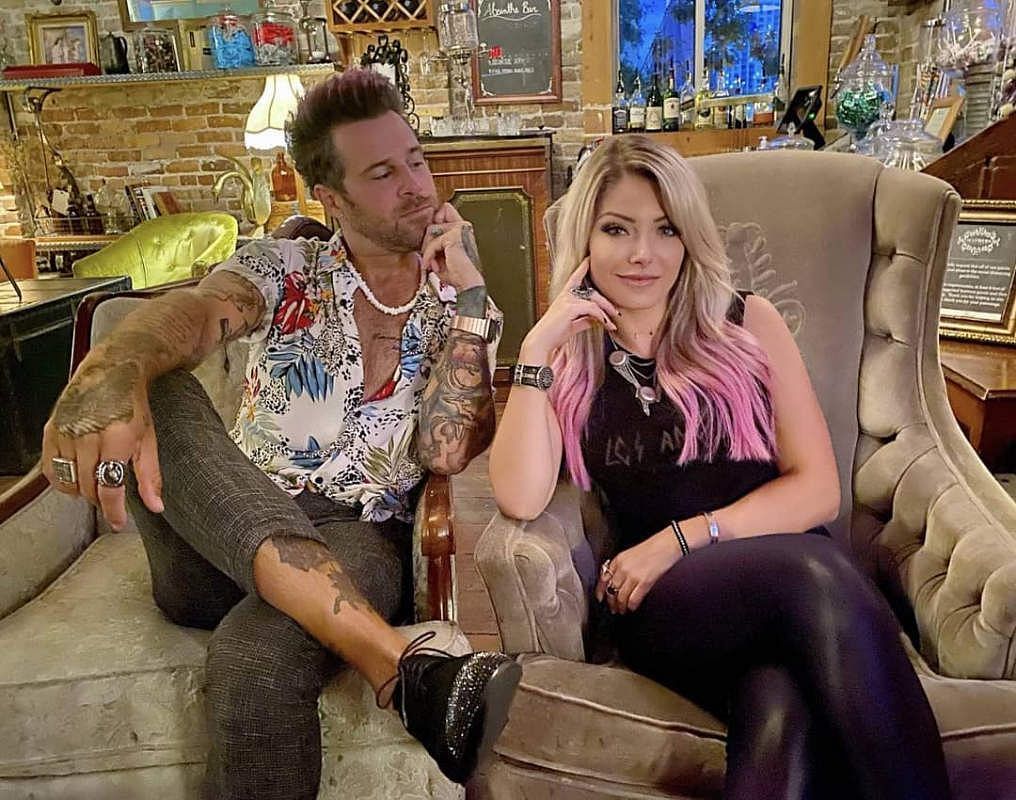 The multi-time Women&#039;s Champion with her soon-to-be husband Ryan Cabrera