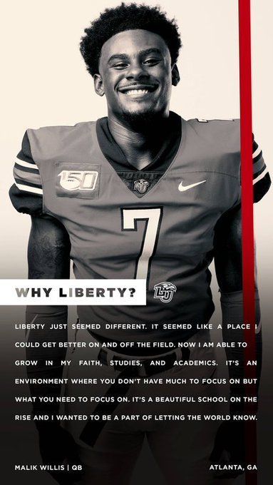 Why did Malik Willis transfer from Auburn to Liberty?