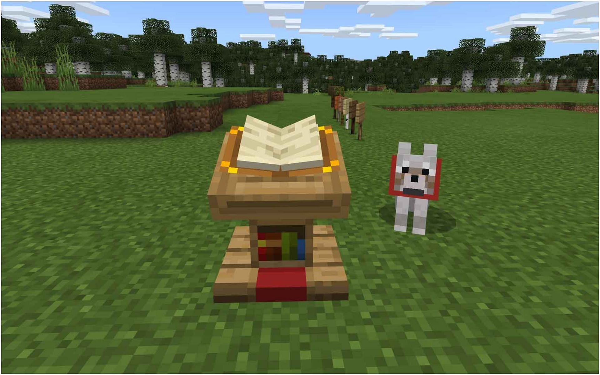 A Lectern in Minecraft (Image via Minecraft)