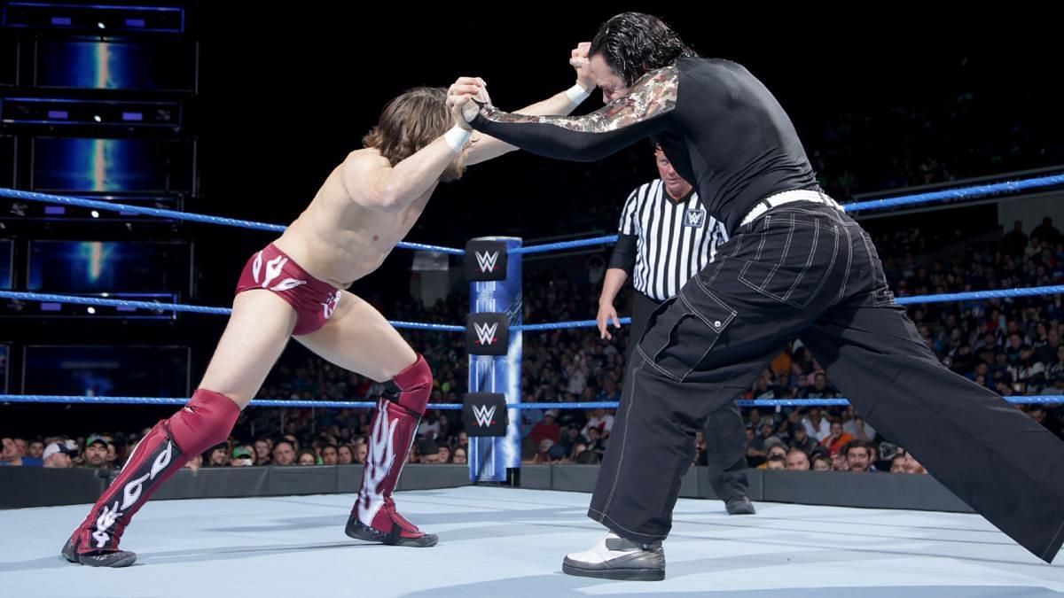 Hardy and Danielson during one of their many matches.