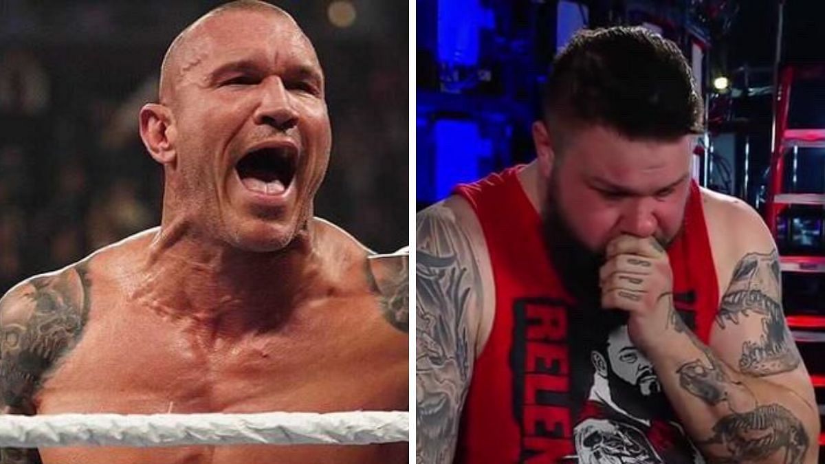 Randy Orton (left); Kevin Owens (right) on RAW