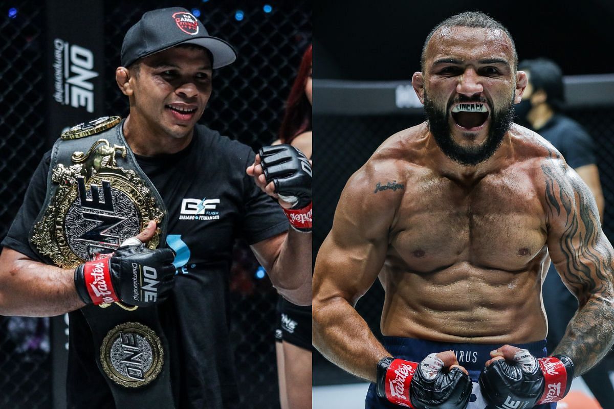 Bibiano Fernandes (left) and John Lineker (right). [Photo: ONE Championship]