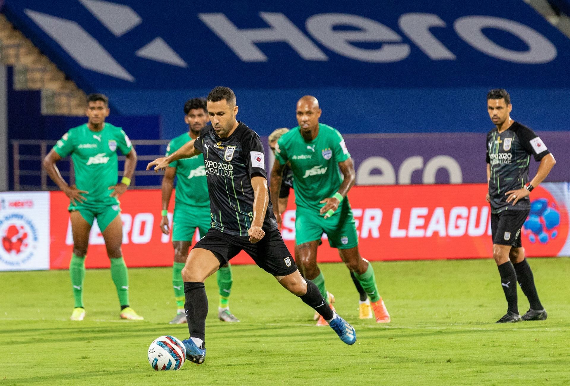 Mumbai City FC&#039;s Igor Angulo could not keep up with the rest of the strikers in the League (Image Courtesy: ISL)