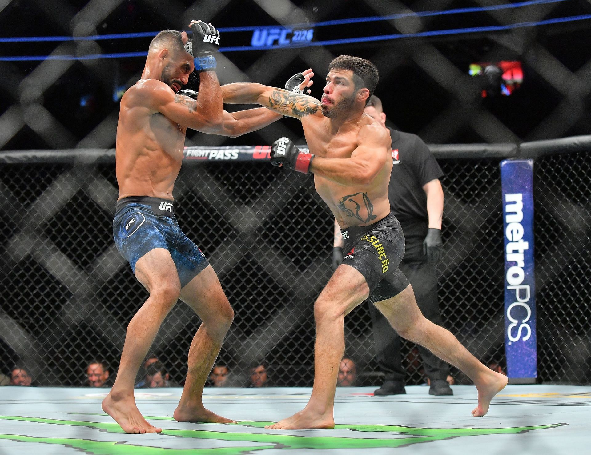 UFC 226: Raphael Assuncao (right) vs. Rob Font