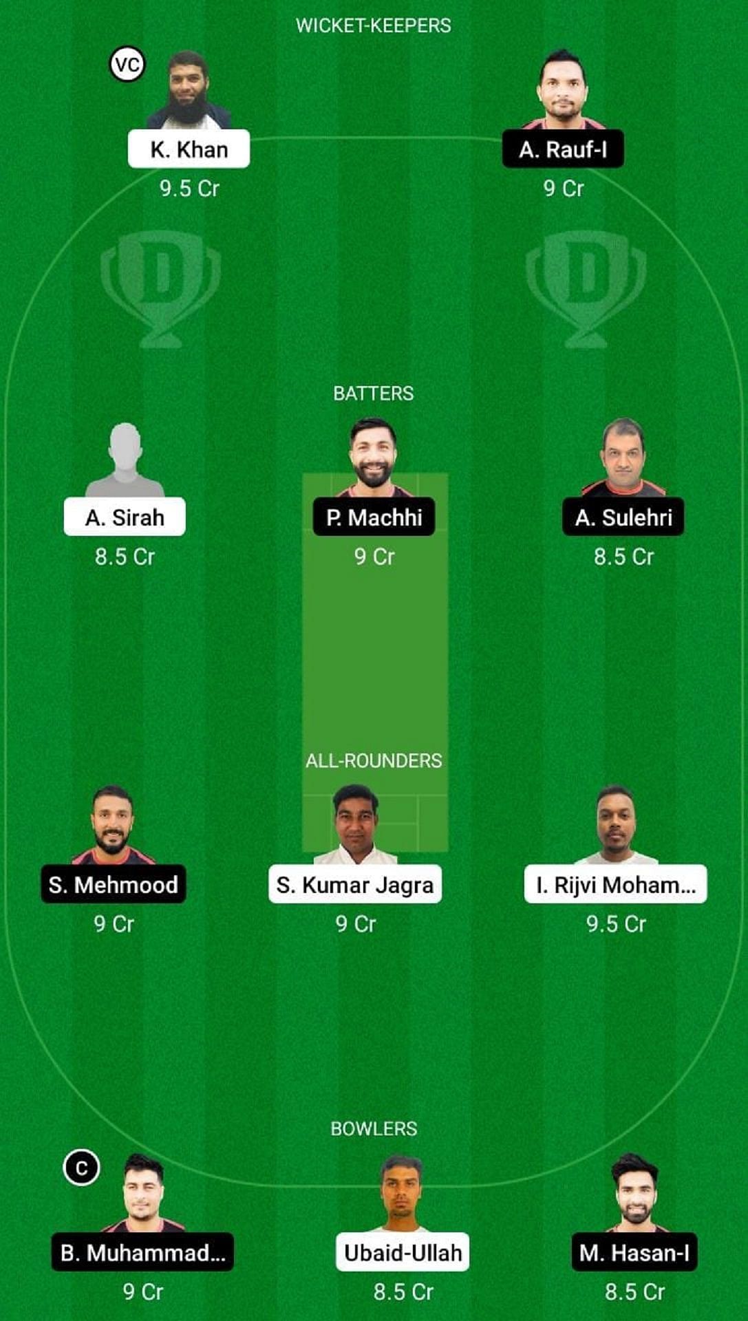 DAT vs BOB Dream11 Fantasy Suggestion #2