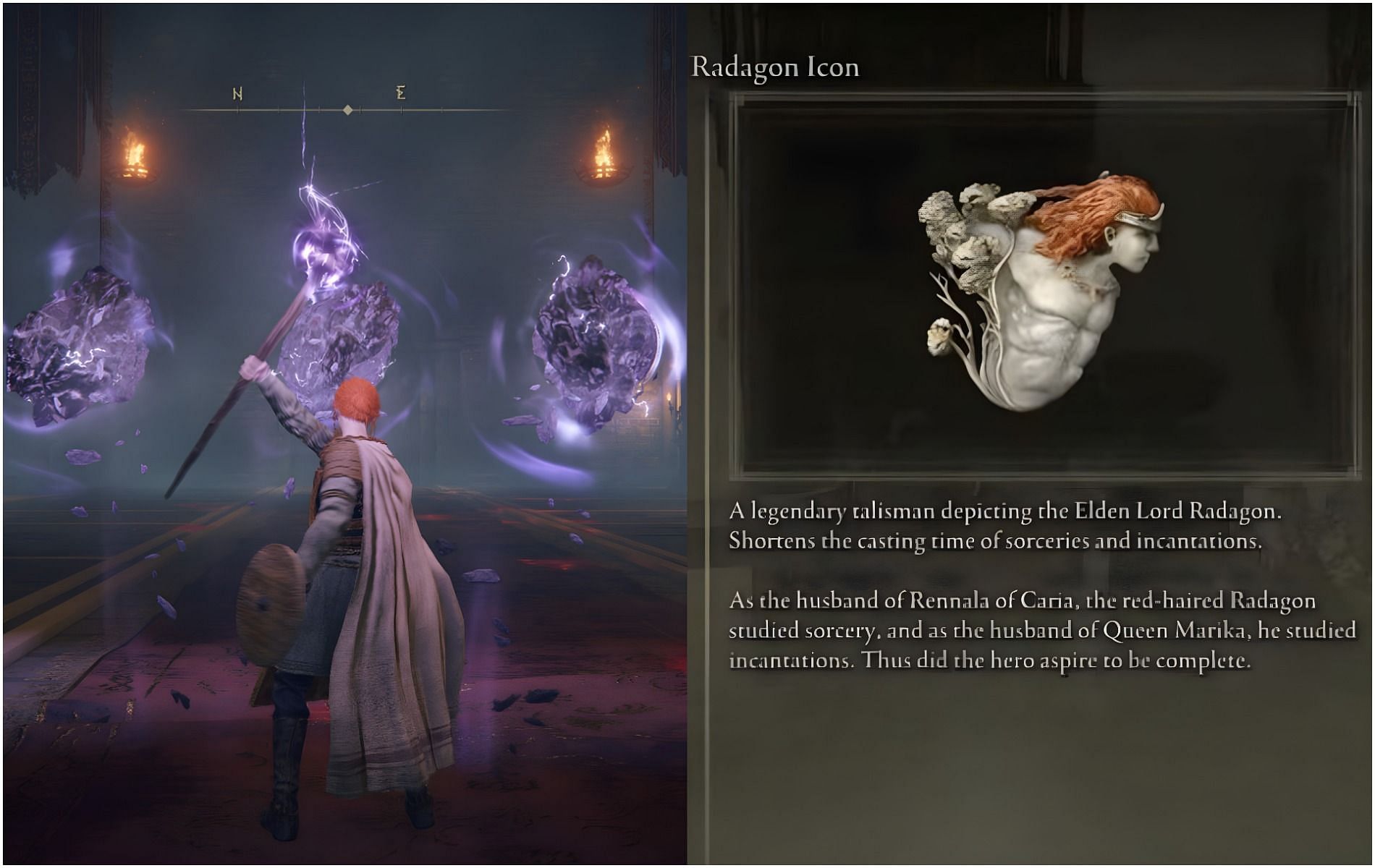 How to obtain Radagon Icon Talisman that shortens spell casting time in  Elden Ring