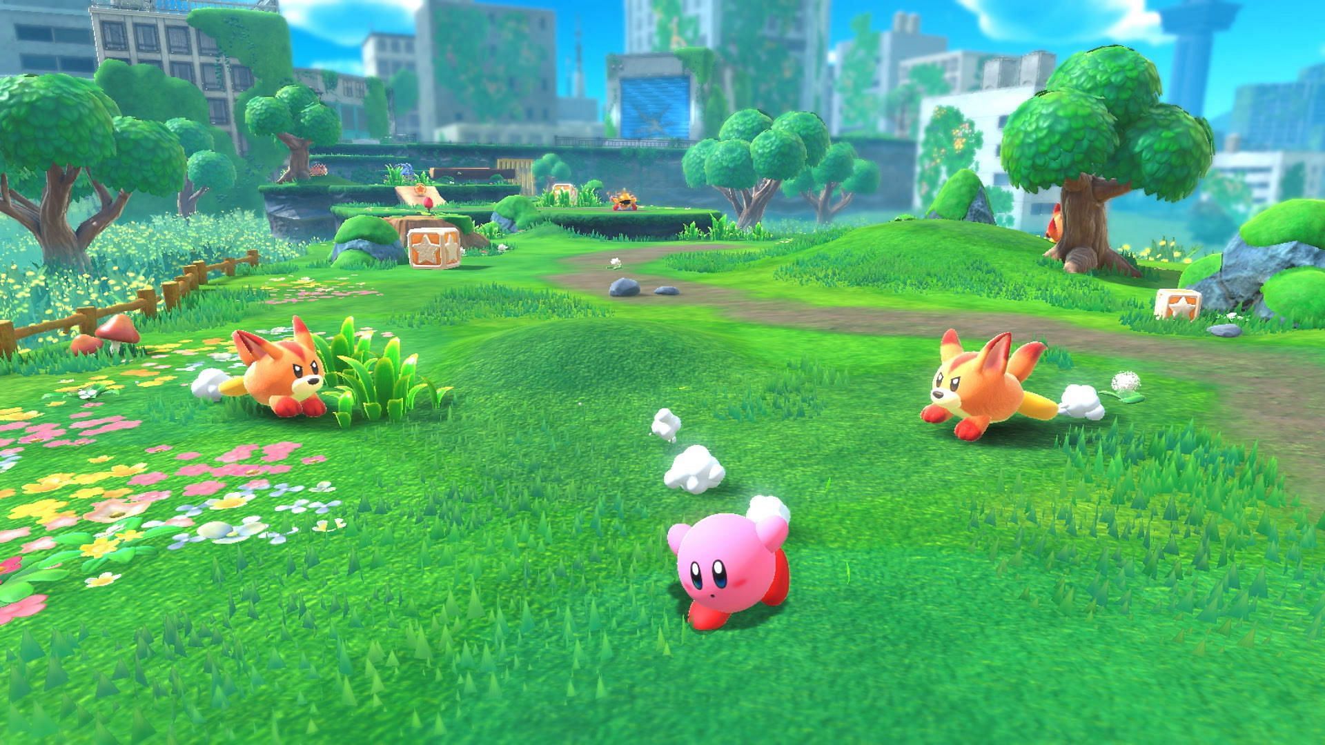 Kirby can finally take a moment to relax (Image via Nintendo)