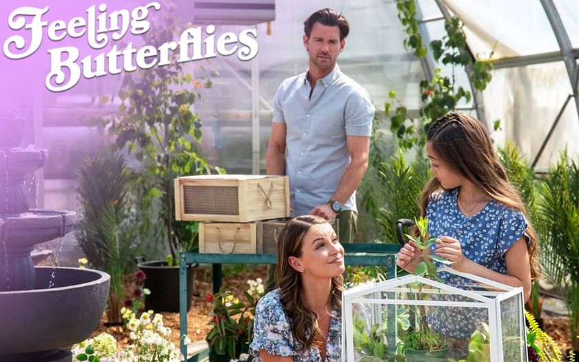 Feeling Butterflies full cast list Kayla Wallace, Kevin McGarry, and