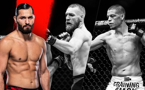 Jorge Masvidal (left), Conor McGregor (center) & Nate Diaz (right) [Image Credits- ufc.com]