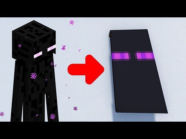 How to make an Enderman Banner in Minecraft