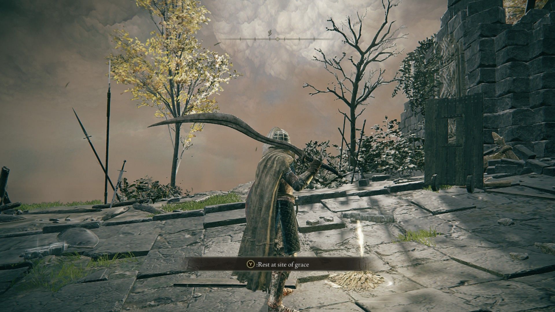 The curved sword build is real good for stacking bleed (Image via Elden Ring)