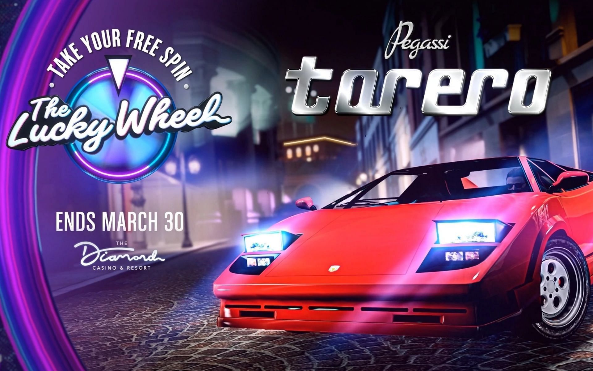 The Pegassi Torero advertisement for this week&#039;s Lucky Wheel (Image via Rockstar Games)
