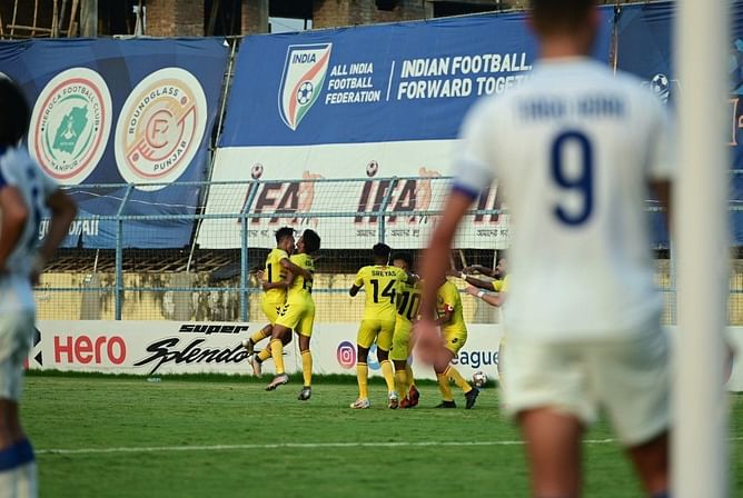 Seithenlang Lotjem's injury-time equalizer seals a 2-2 draw for Sudeva Delhi FC against Real Kashmir FC