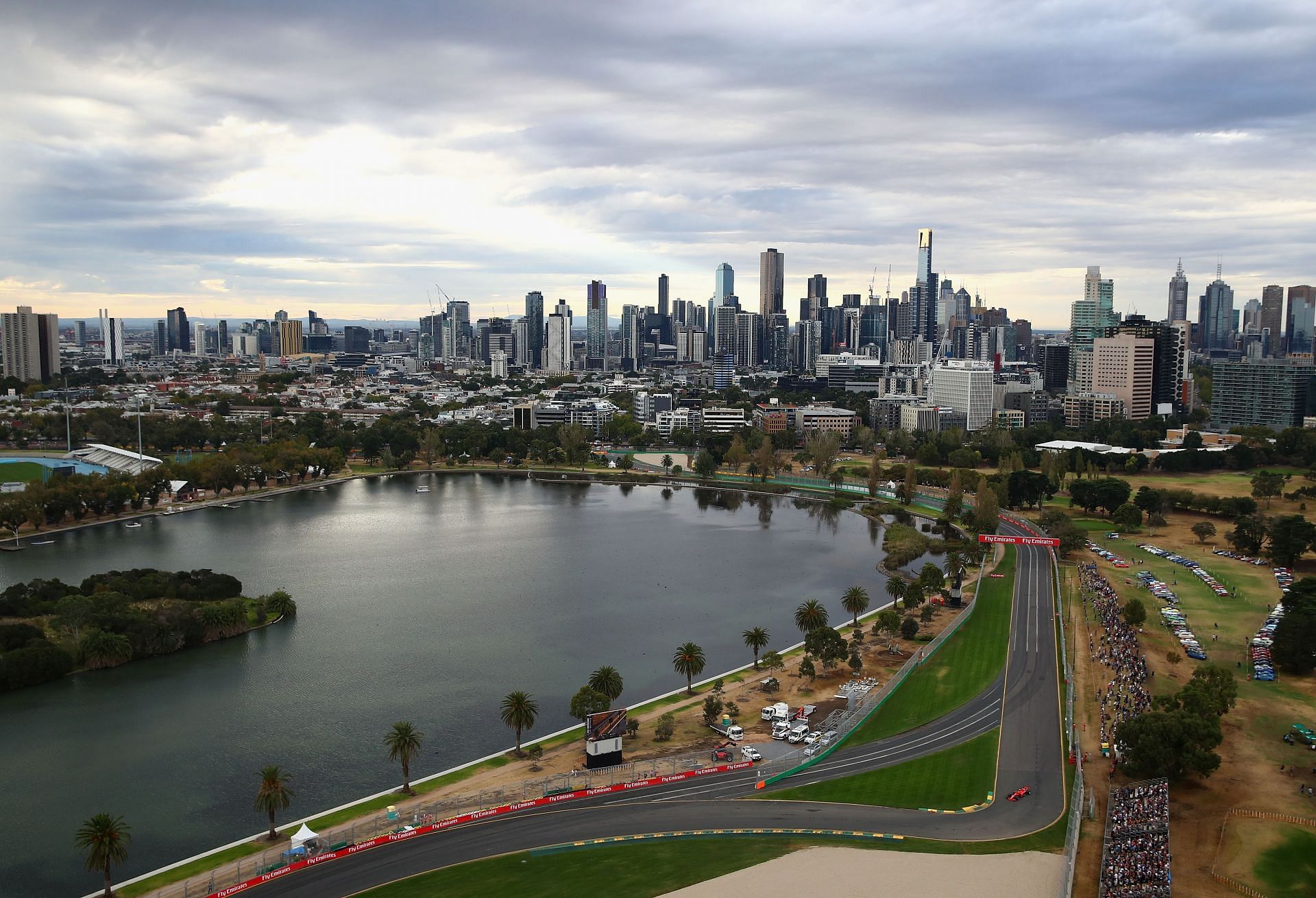 Australian F1 Grand Prix - Qualifying - Albert Park in full view
