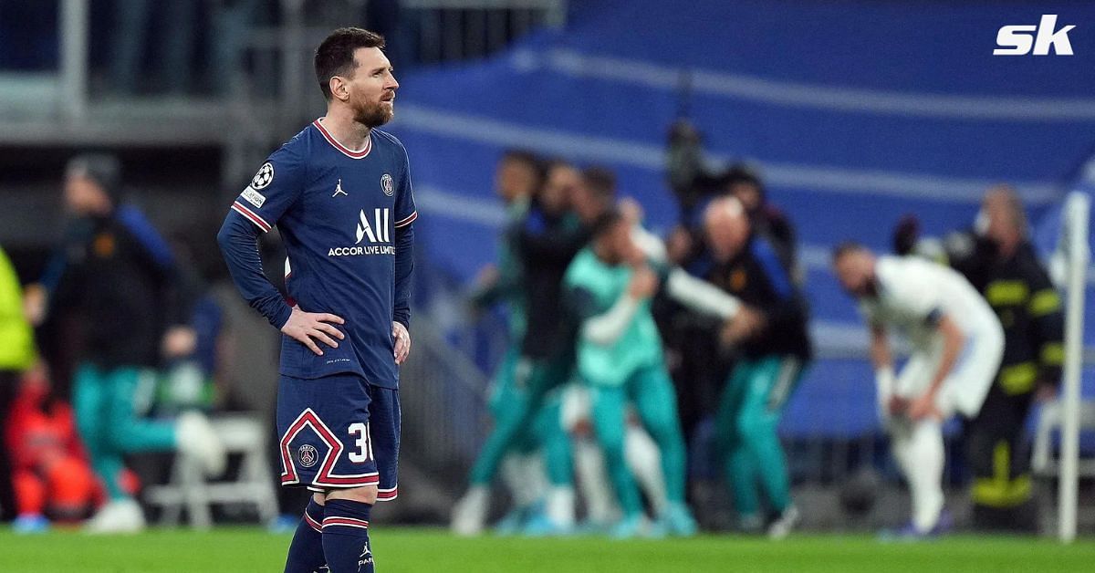 Lionel Messi is captured screaming at PSG teammate in frustration during 3-1 defeat to Real Madrid 