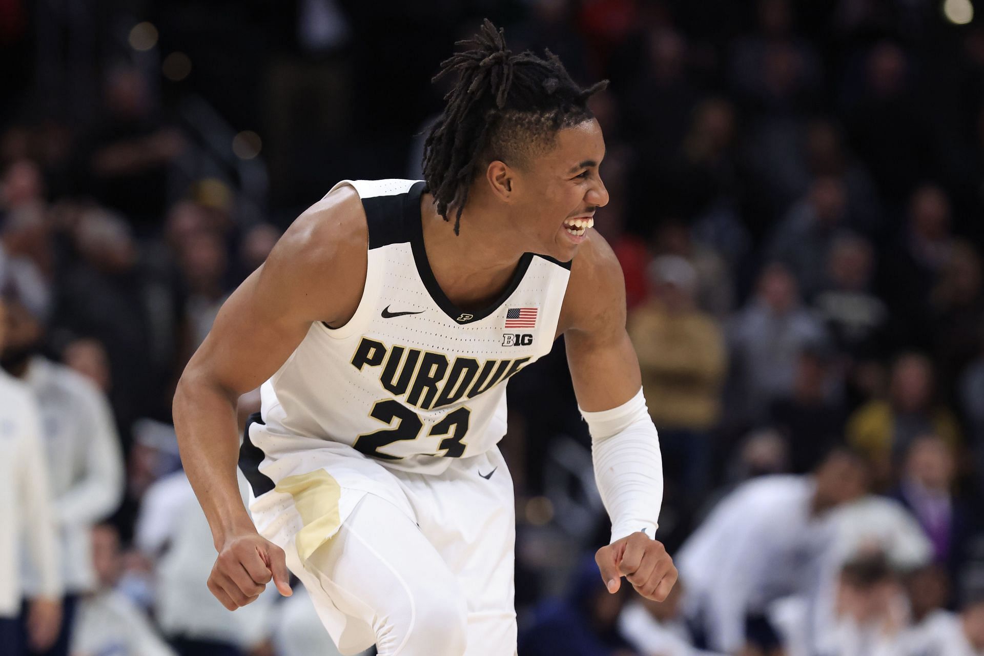 Purdue guard Jaden Ivey prepares for the NCAA tournament