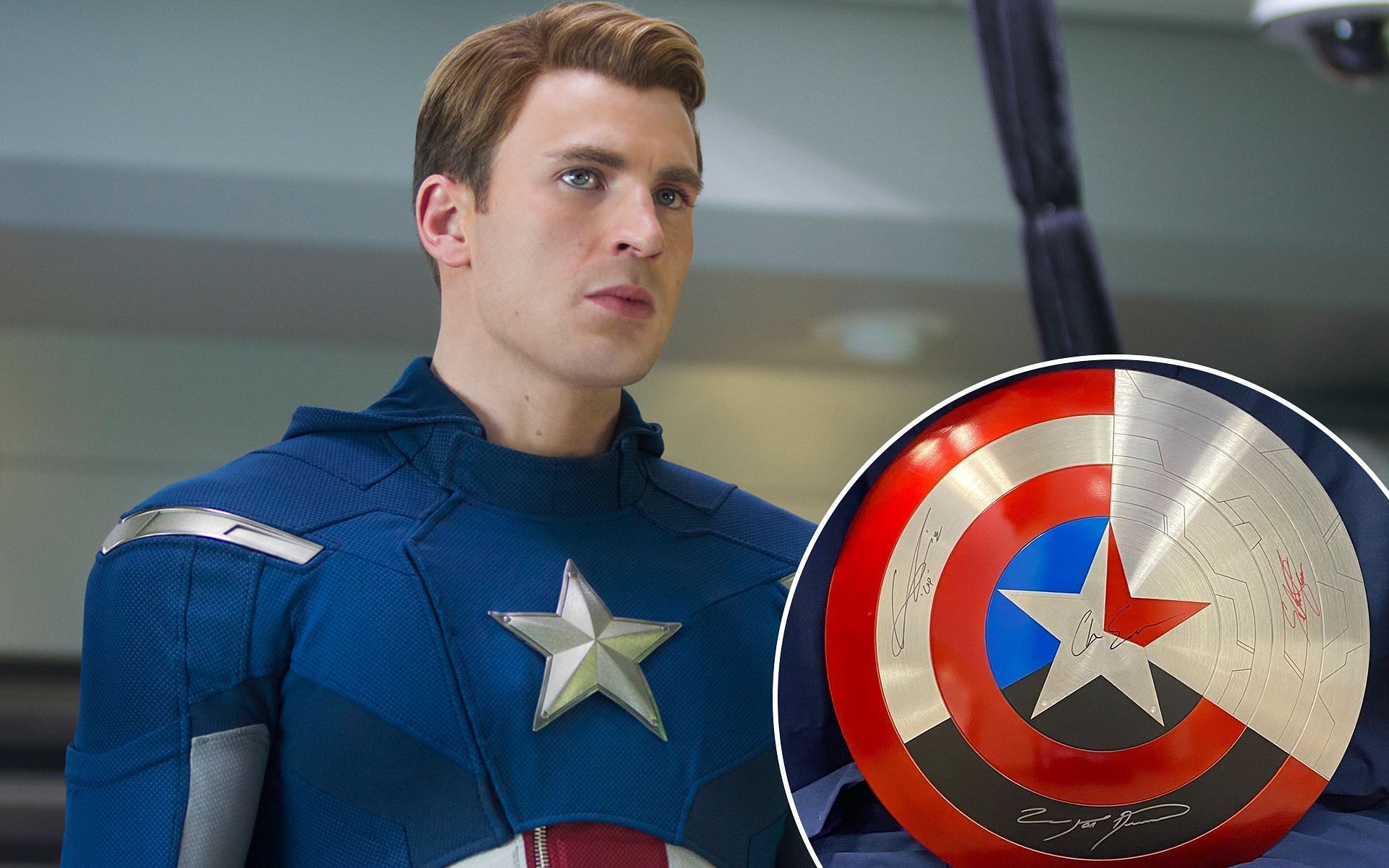 Make-A-Wish announces Captain America shield raffle featuring MCU stars. (Image via Imdb &amp; @makeawish_neny/Instagram)