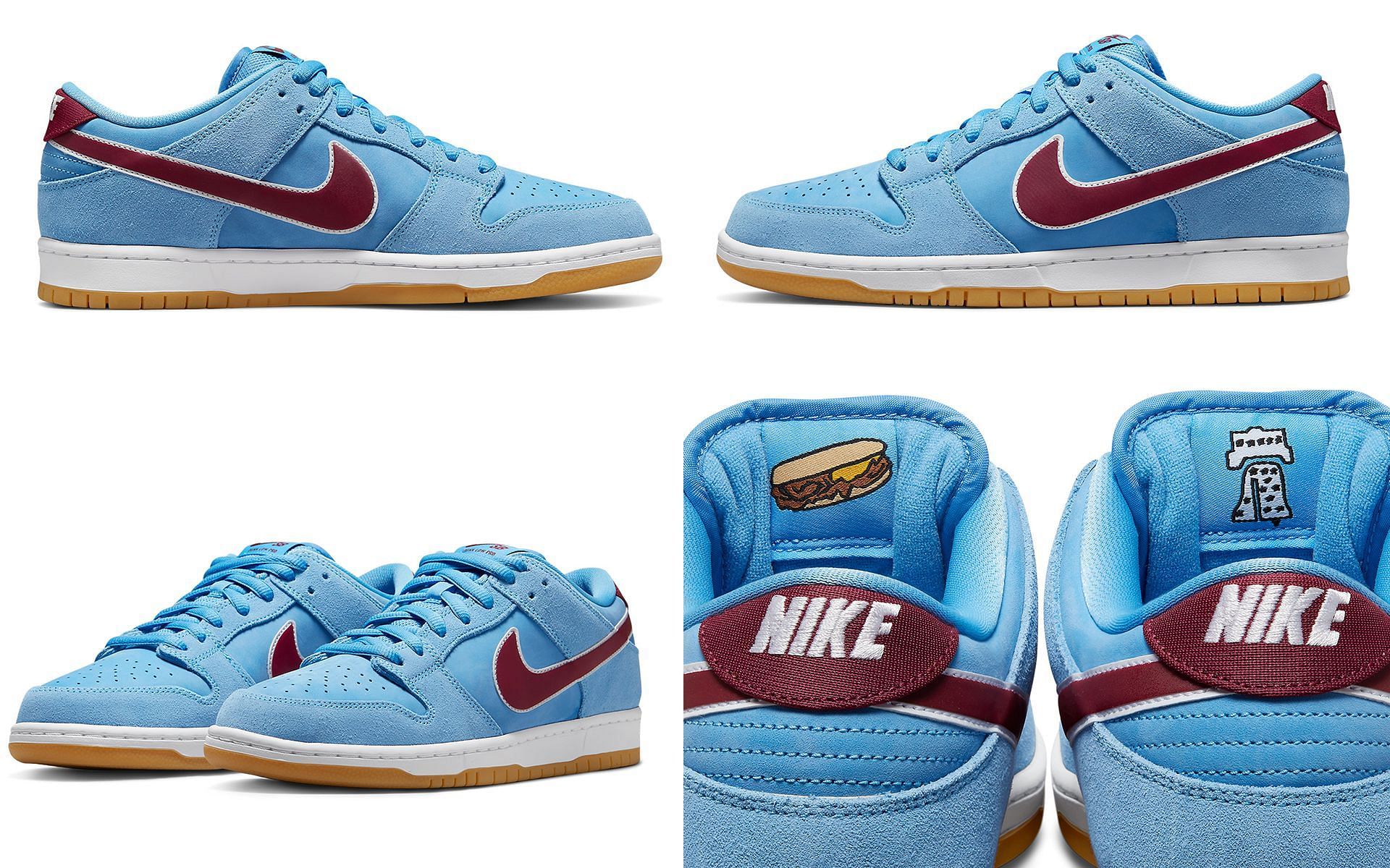 直販純正25 Nike SB Dunk Low Phillies Valor Blue スニーカー