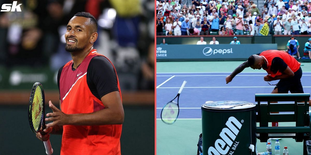 Nick Kyrgios apologized to the ball kid he almost hit at the Indian Wells Masters