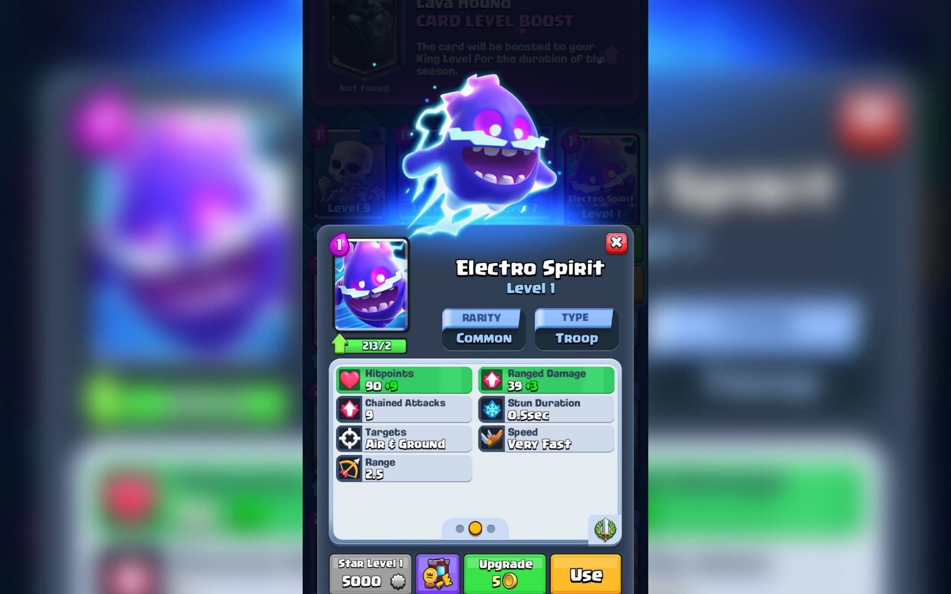 The Electro Spirit card (Image via Sportskeeda)