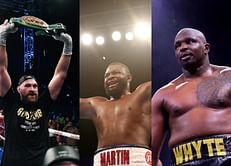Tyson Fury sparring with Martin Bakole ahead of Dillian Whyte fight on April 23rd