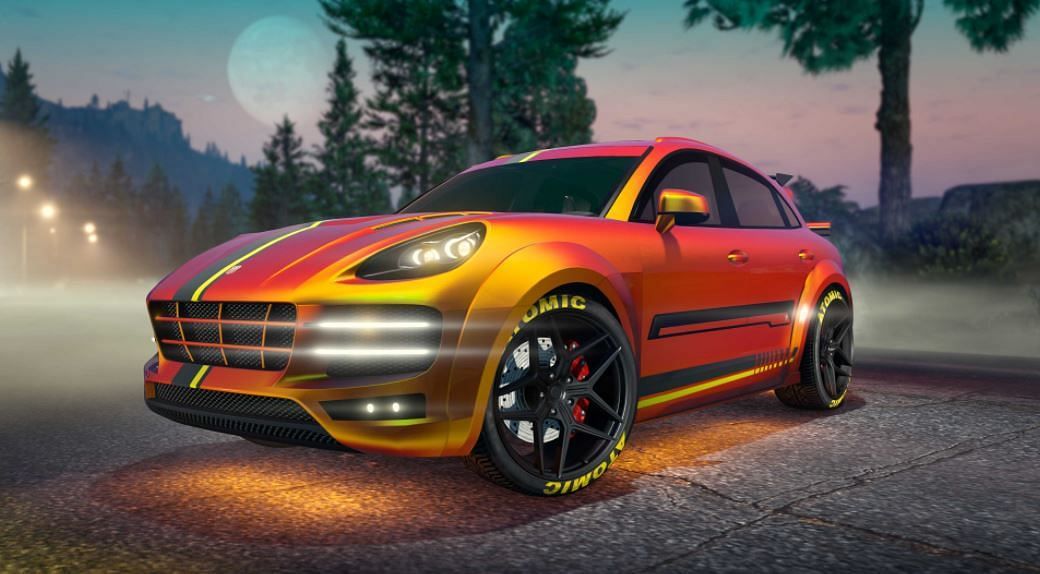 The Pfister Astron Custom is among the fastest SUVs in the game (Image via Rockstar)