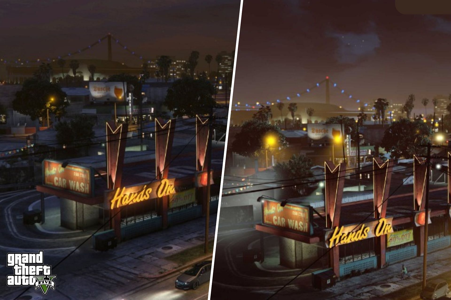 GTA V New Raytracing ON vs. OFF Comparison