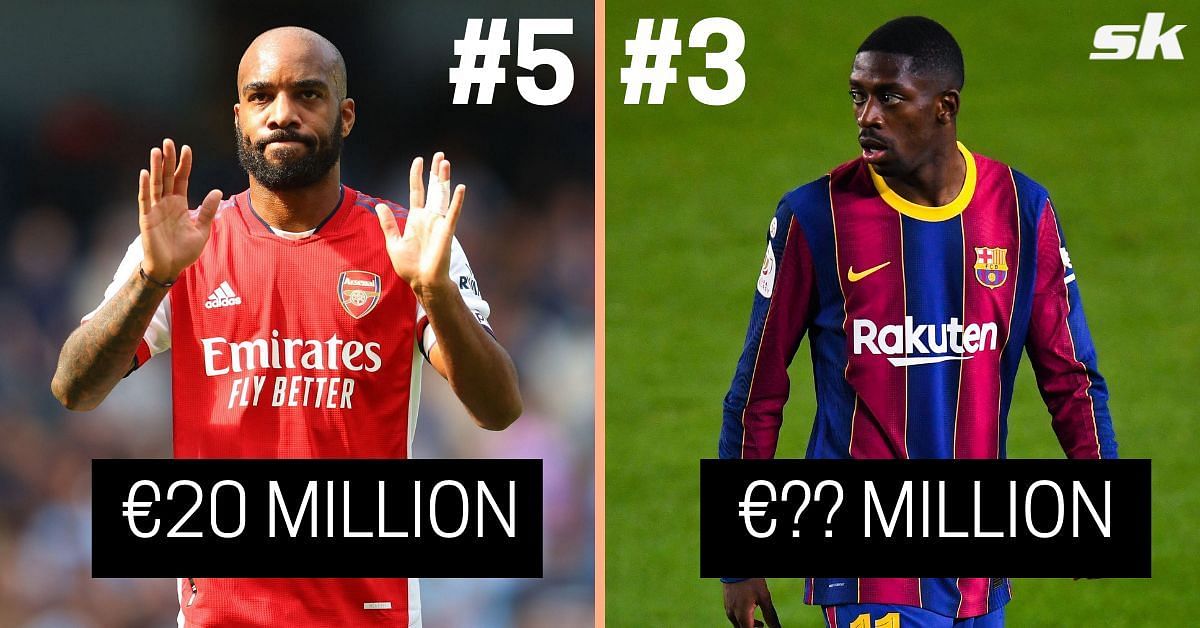 Alexandre Lacazette and Ousmane Dembele are two of the hottest free agents in 2022