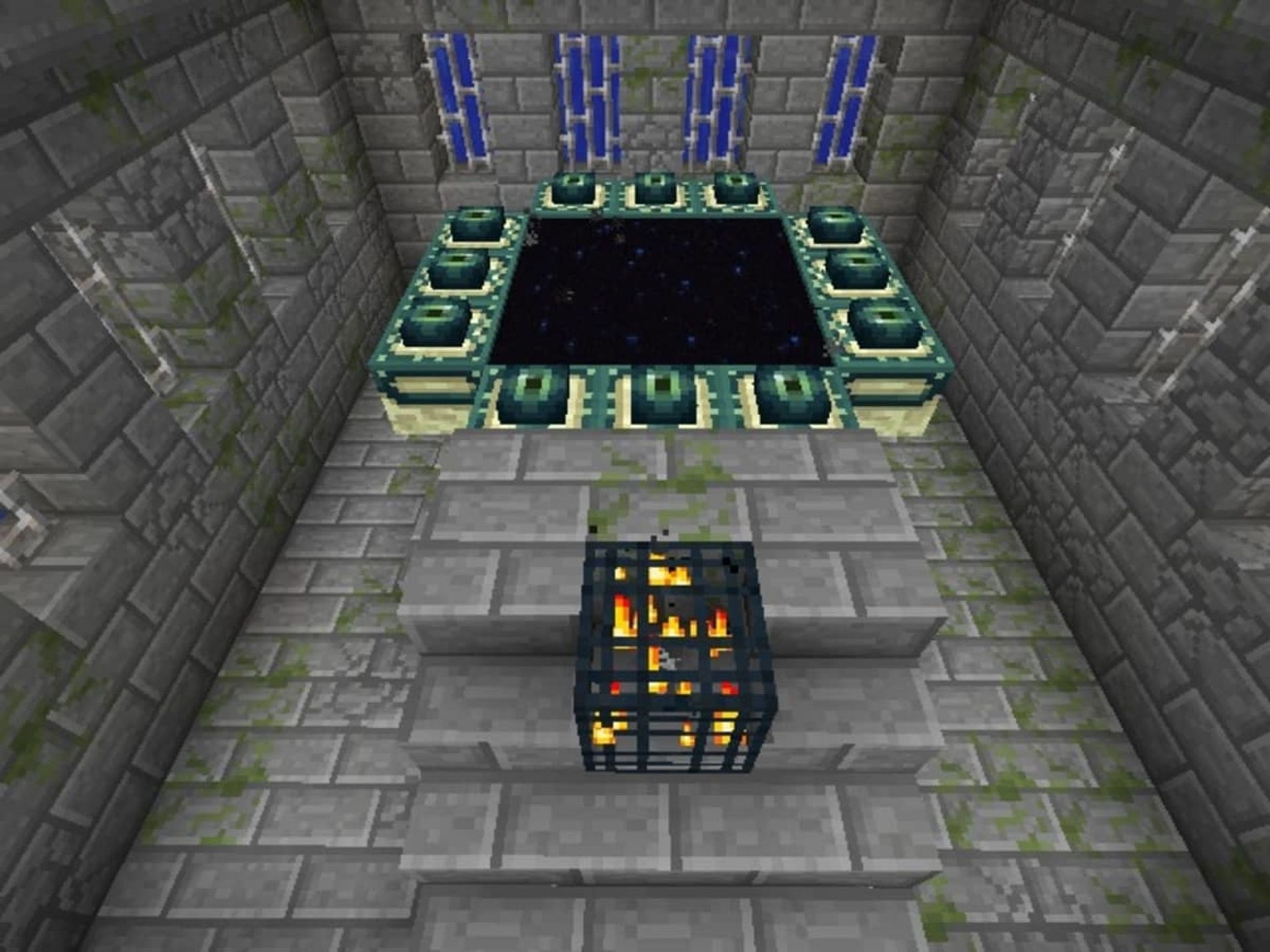 Early stronghold access removes the need to hunt down an End portal later (Image via Mojang)