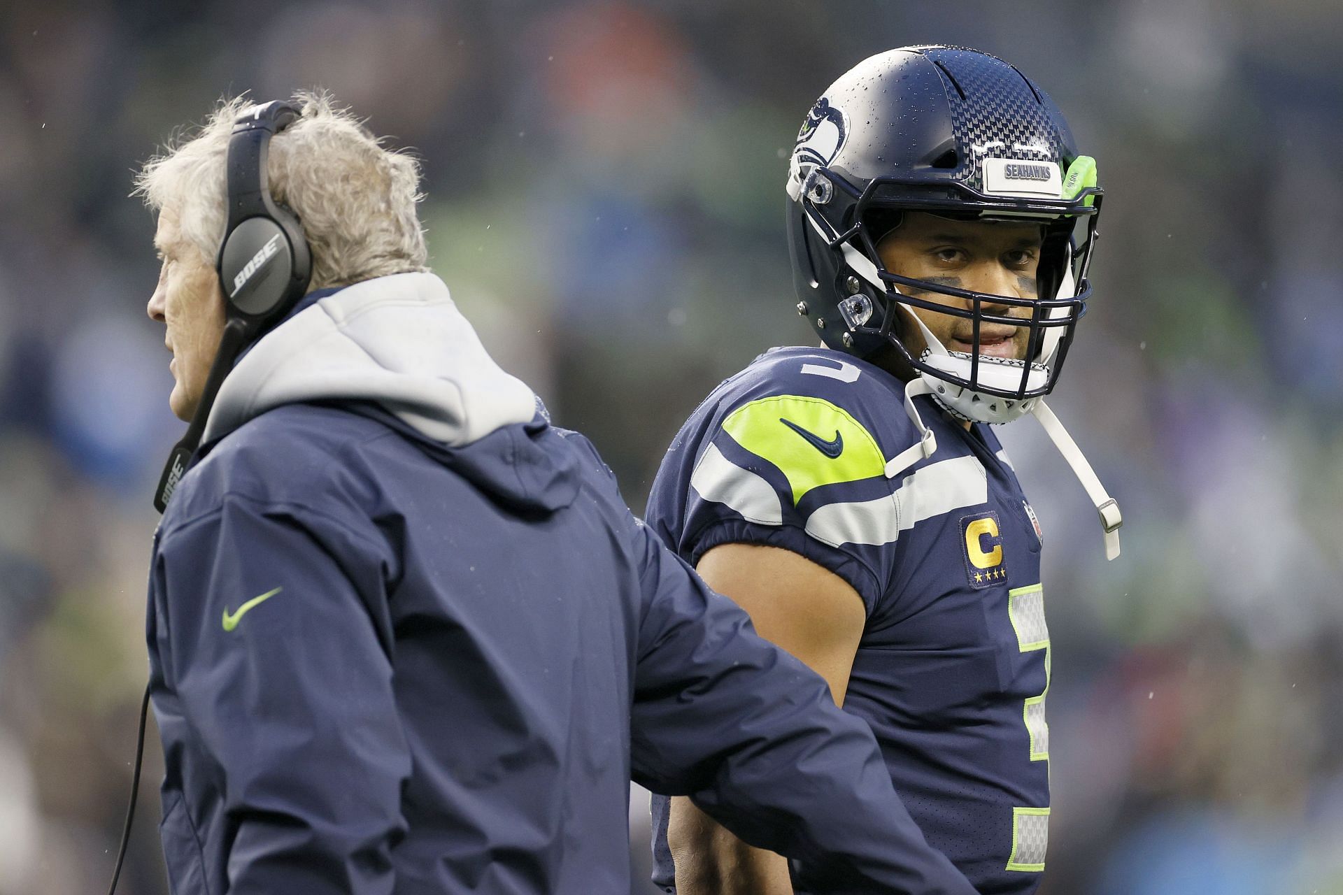 “I love it and it’s great”- Russell Wilson seemingly shuts down rumors of trade away from Seattle 