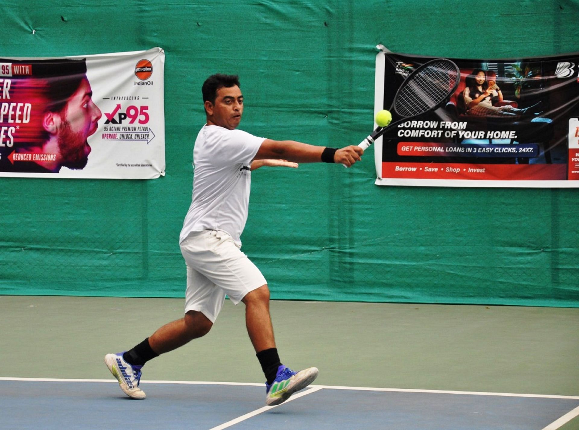 Unseeded Intikhab Ali upset top seed Aditya Khanna 6-3, 6-2 in the Jayant Roy Memorial ITF Mumbai Tennis tournament at the MSLTA courts on Sunday. (Pic credit: MSLTA)