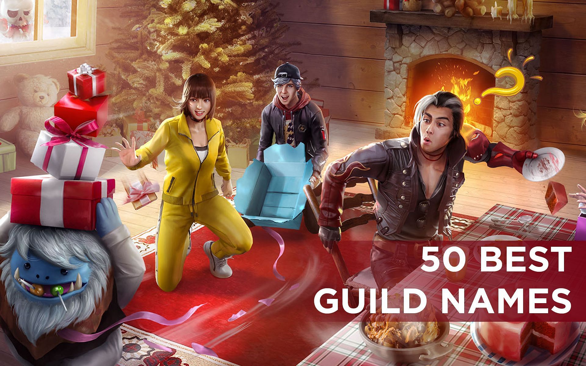 Many users search for guild names that they can use in Free Fire (Image via Sportskeeda)