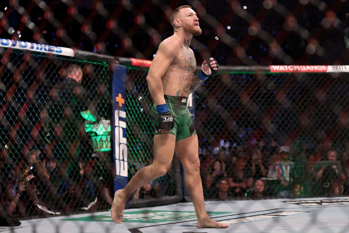 What did Conor McGregor's last fight card look like?