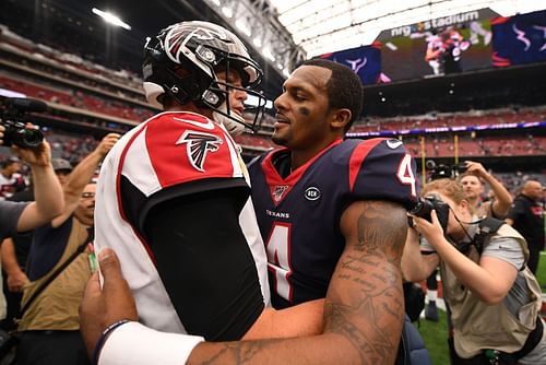 Quarterbacks Matt Ryan and Deshaun Watson