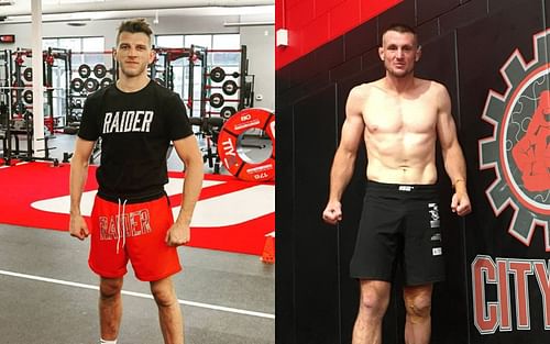 Dan Hooker (L) and B.J. Bland (R) via Instagram @danhangman and @quicksand_bland Dan Hooker posts screenshot in an attempt to help CKB teammate