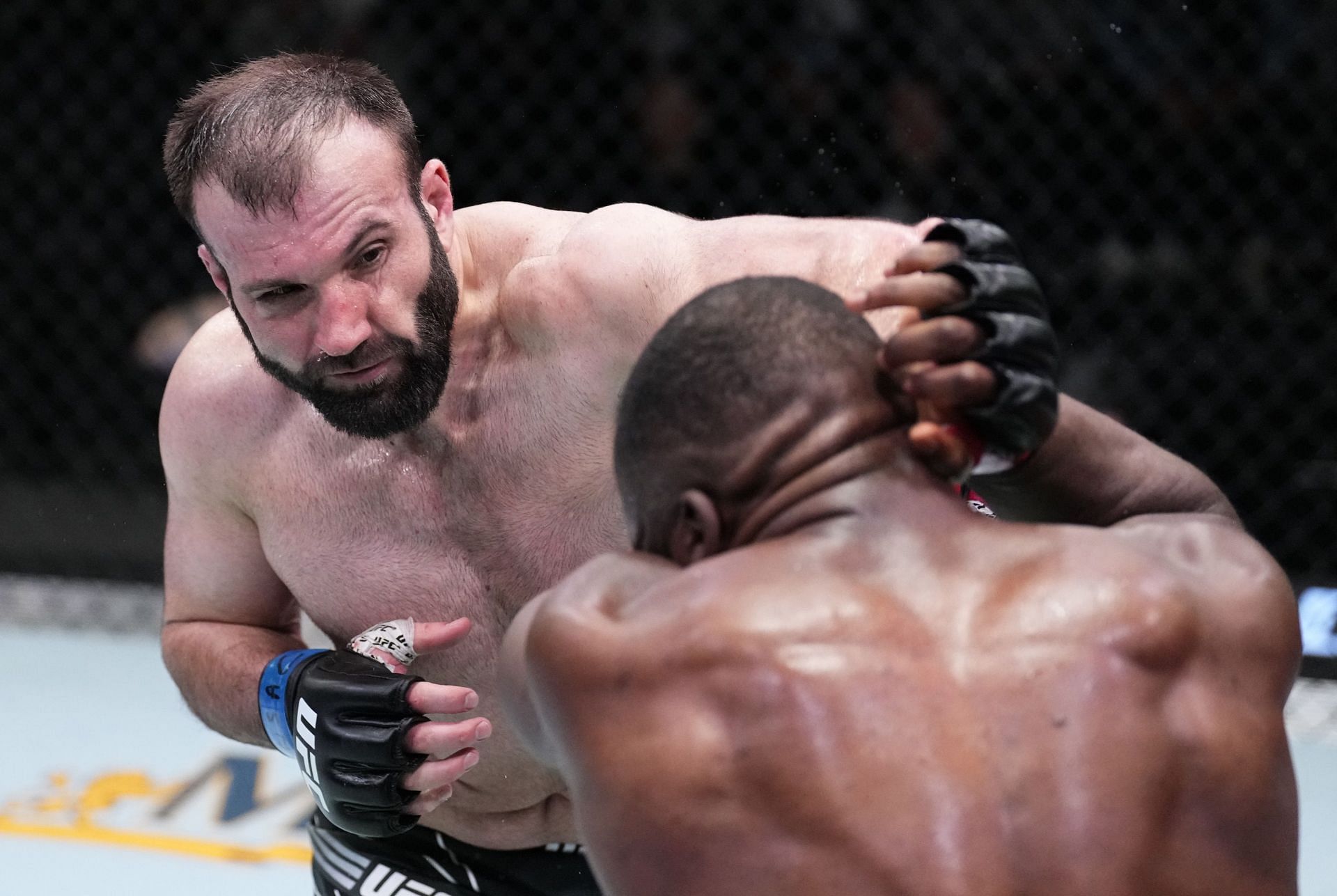 Azamat Murzakanov ended his octagon debut in brutal fashion