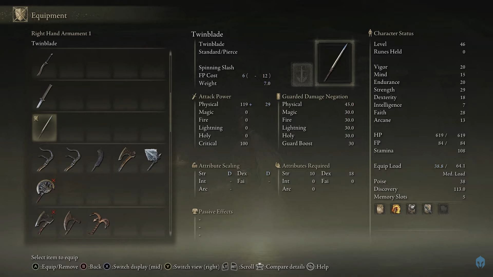 The basic Twinblade is a really good weapon despite being very basic (Image via Gamers Heroes/Youtube)