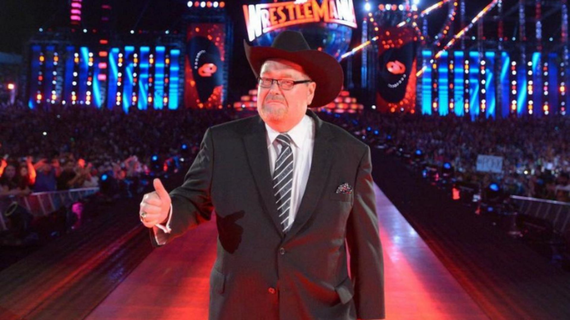 Former WWE commentator and executive Jim Ross