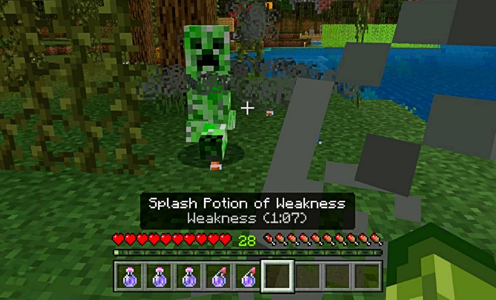 splash potion of weakness minecraft