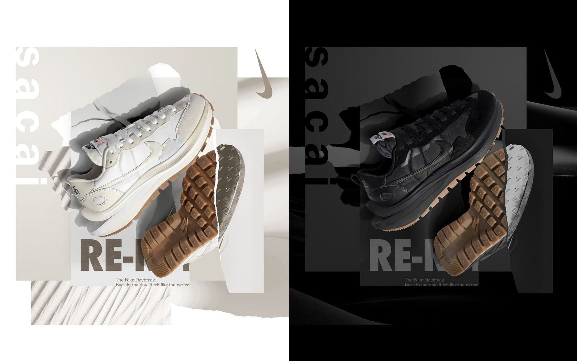 Nike collaborated with Chitose Abe to release their Vaporwaffle sneakers (Image via Sacai)