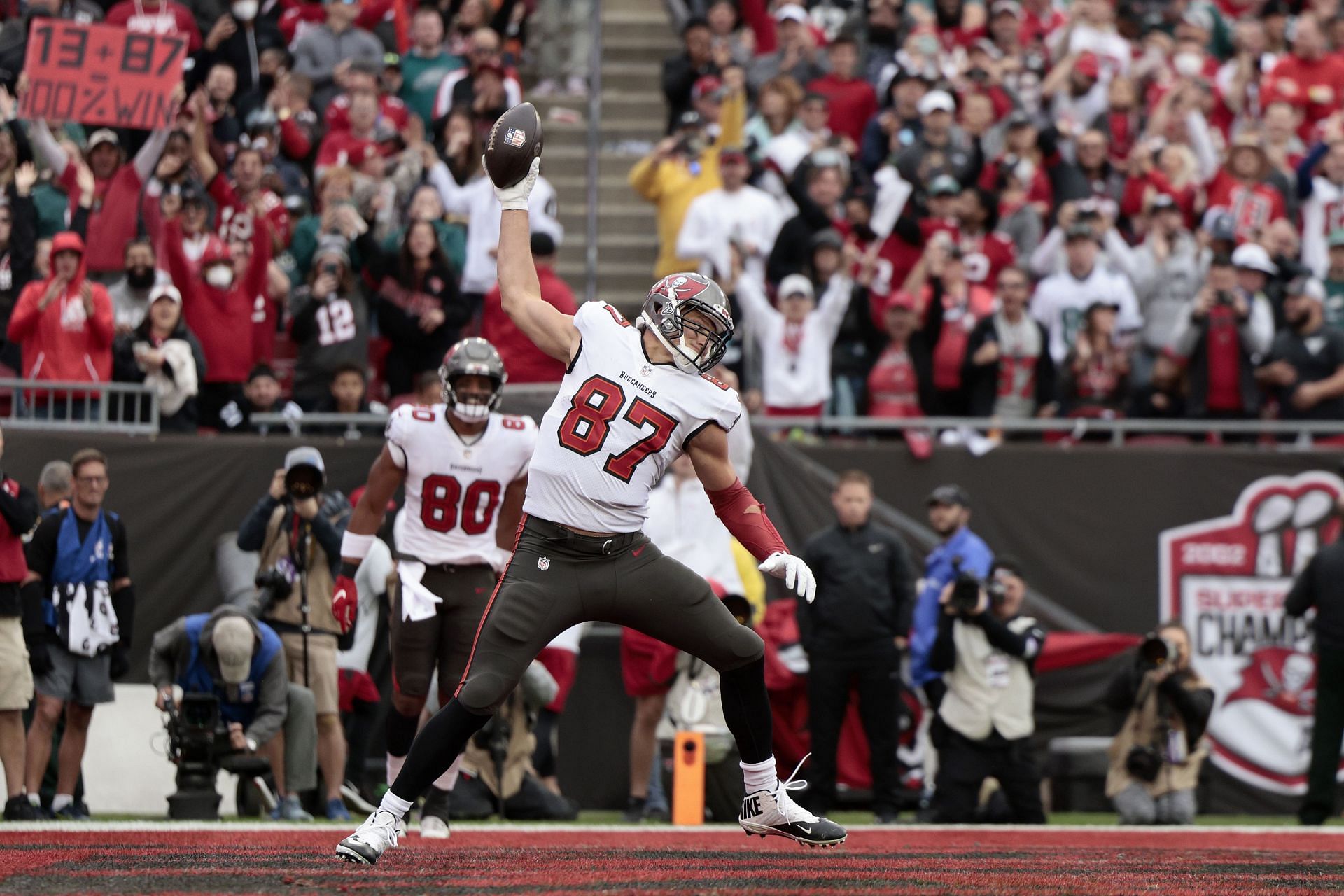 Former Tampa Bay Buccaneers tight end Rob Gronkowski