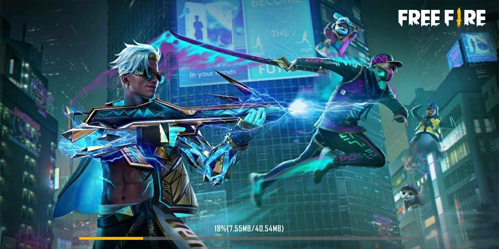 The game will download additional files (Image via Garena)
